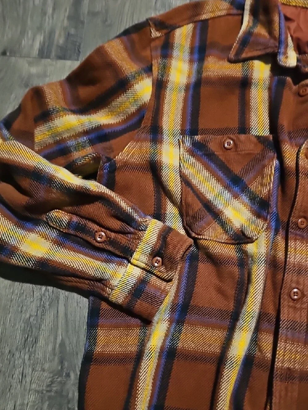 The North Face Brown Plaid Shirt Jacket  Plaid Men Xxlarge
